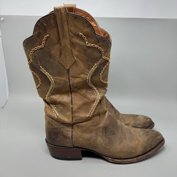 Mens Dan Post Cowboy Boots Size 12D DP26682  Leather Brown Western Country main image 9